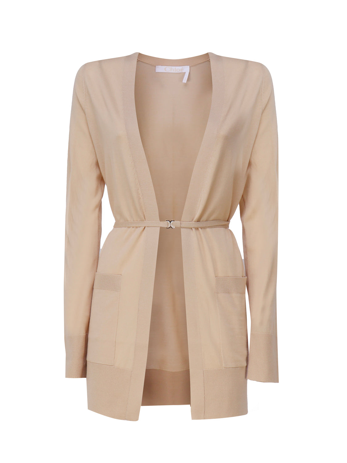 Cardigan con cintura<BR/> C24SMH01661 -24P CHLOÉ 