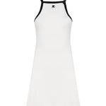 Abito in cotone con bretella a cinturino 124JR0364JS0070 -0098 COURREGES 