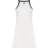 Abito in cotone con bretella a cinturino 124JR0364JS0070 -0098 COURREGES 