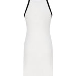 Abito in cotone con bretella a cinturino 124JR0364JS0070 -0098 COURREGES 