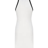 Abito in cotone con bretella a cinturino 124JR0364JS0070 -0098 COURREGES 