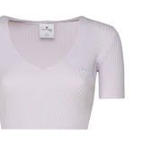 Crop top in cotone 224MPU164FI0001 -0077 COURREGES 