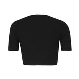 Crop top in cotone 224MPU164FI0001 -9999 COURREGES 