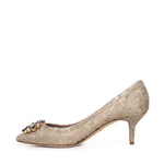 Décolleté Rainbow in pizzo con broche CD0066 AL19880703 DOLCE & GABBANA 