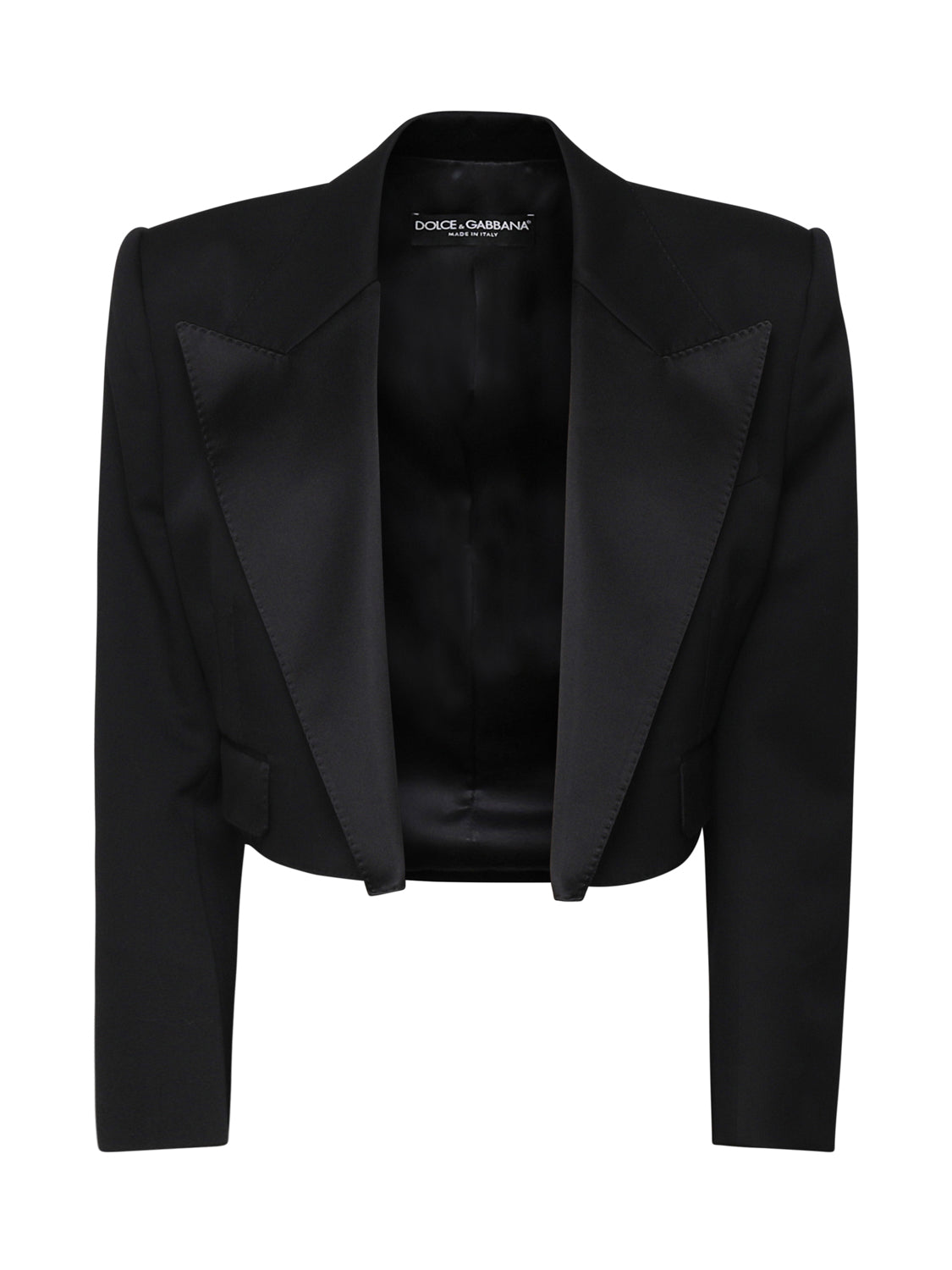 Giacca strutturata crop F26X5T FU28JN0000 DOLCE & GABBANA 