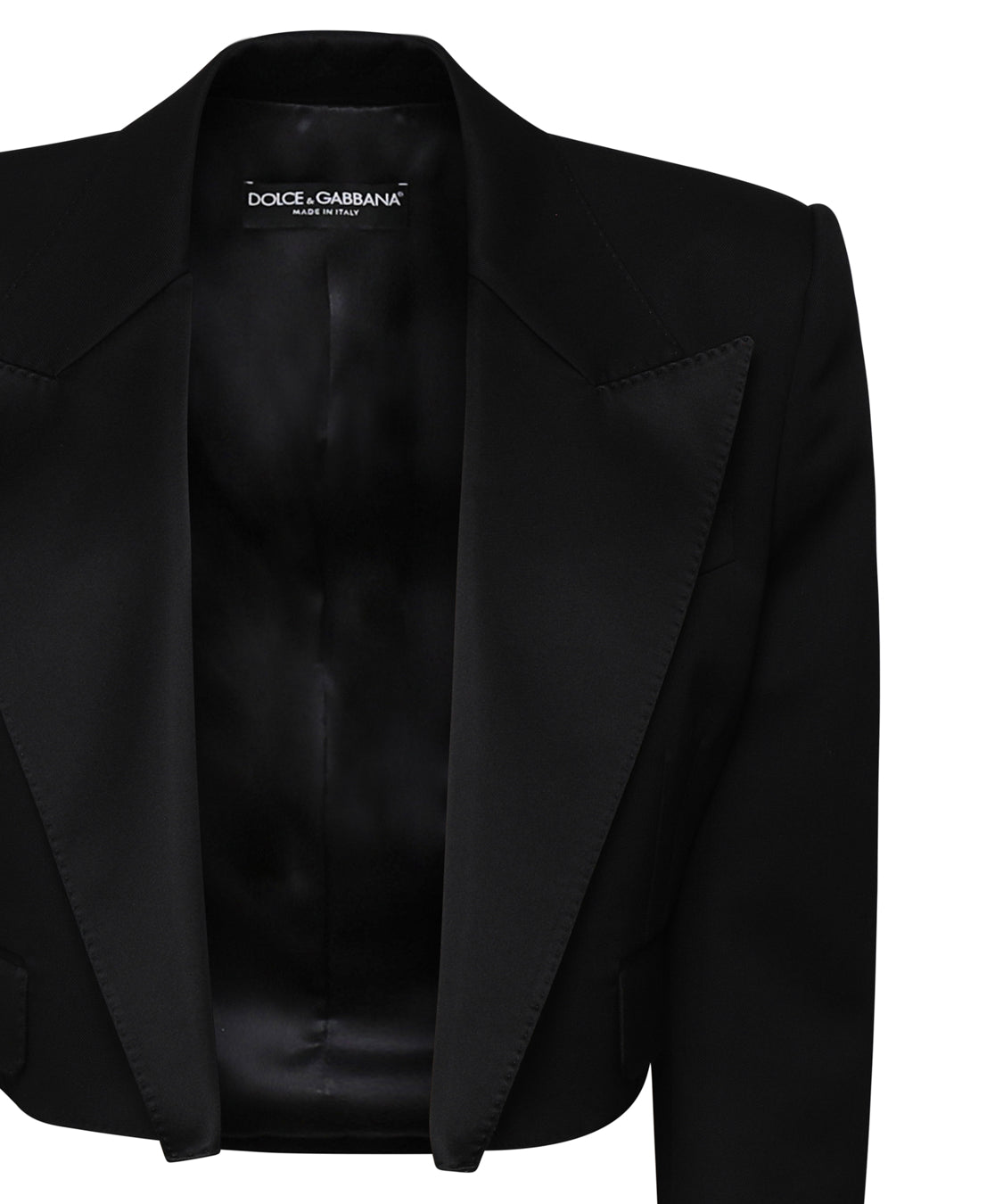Giacca strutturata crop F26X5T FU28JN0000 DOLCE & GABBANA 