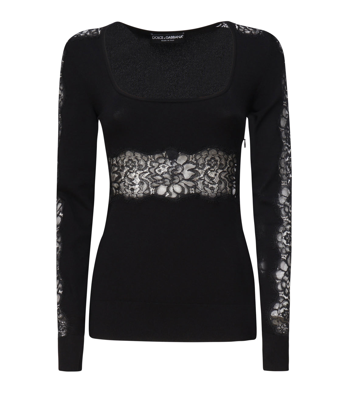 Pullover  in maglia di misto viscosa FXX19T JFMAXN0000 DOLCE & GABBANA 