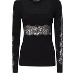 Pullover  in maglia di misto viscosa FXX19T JFMAXN0000 DOLCE & GABBANA 