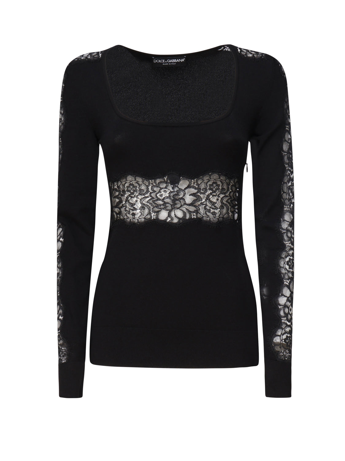 Pullover  in maglia di misto viscosa FXX19T JFMAXN0000 DOLCE & GABBANA 