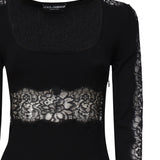 Pullover  in maglia di misto viscosa FXX19T JFMAXN0000 DOLCE & GABBANA 
