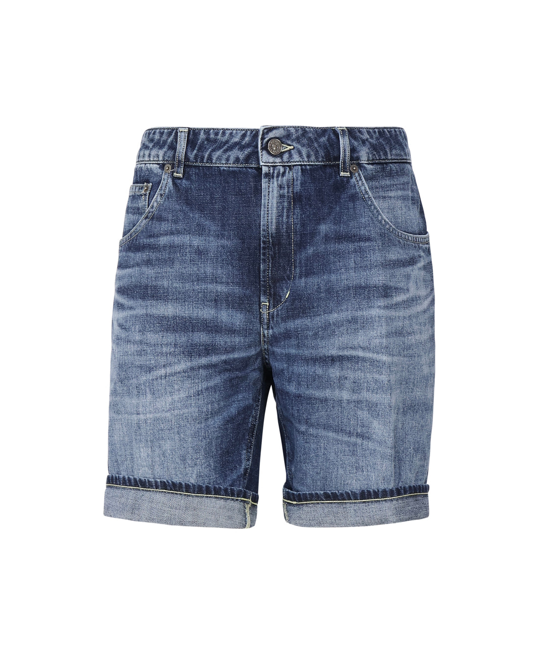 Bermuda in cotone Dereck UP454DF0261U GY6800 DONDUP 