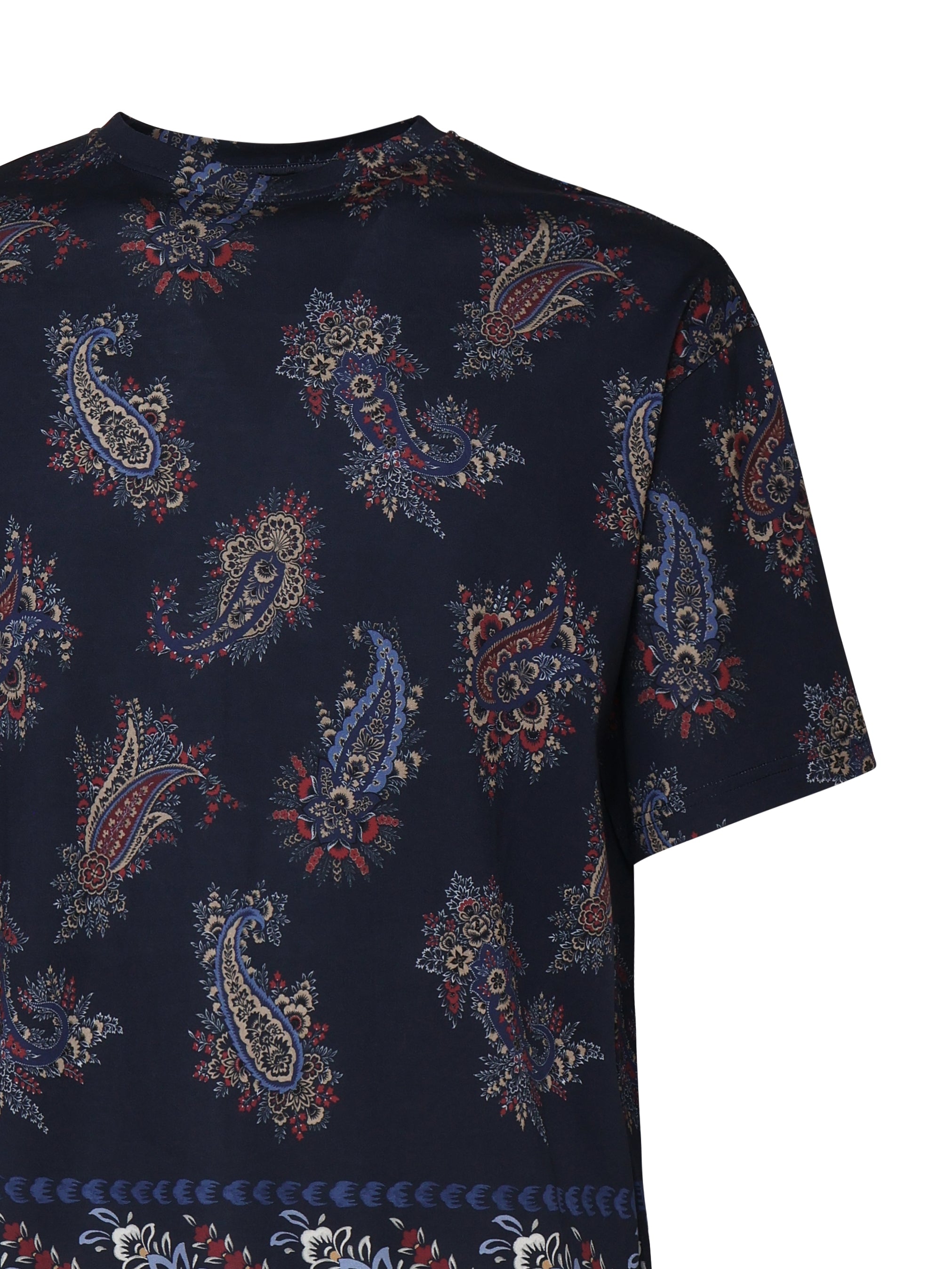 T-shirt in cotone Fantasia MRMA0004 AJ055X0883 ETRO 