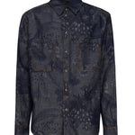 Camicia in denim con paisley MRNE0003 99TTE14S9091 ETRO 