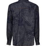 Camicia in denim con paisley MRNE0003 99TTE14S9091 ETRO 