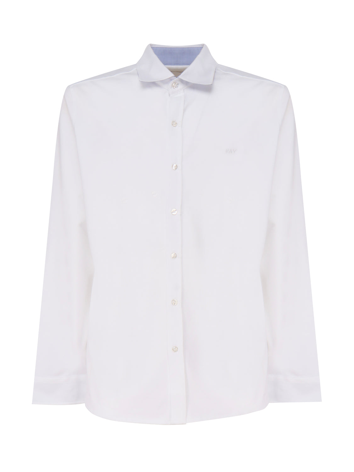 Camicia in cotone con logo ton sur ton NRMA3481540 VYPB001 FAY 