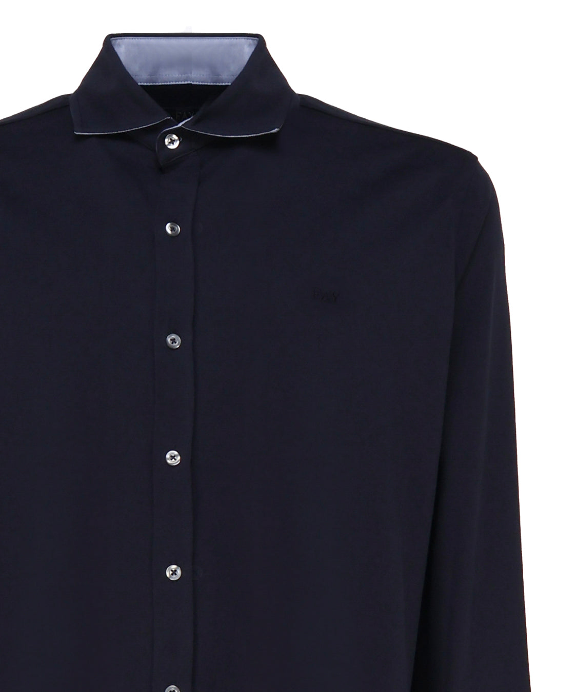 Camicia in cotone con logo ton sur ton NRMA3481540 VYPU806 FAY 