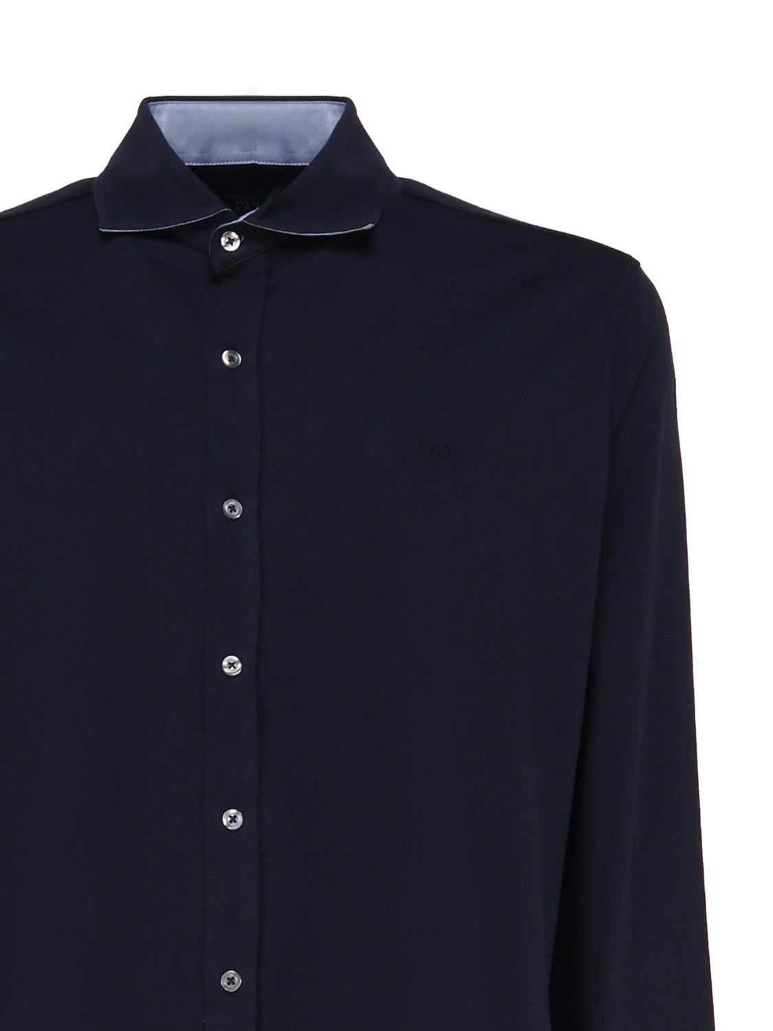 Camicia in cotone con logo ton sur ton NRMA3481540 VYPU806 FAY 
