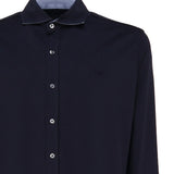 Camicia in cotone con logo ton sur ton NRMA3481540 VYPU806 FAY 