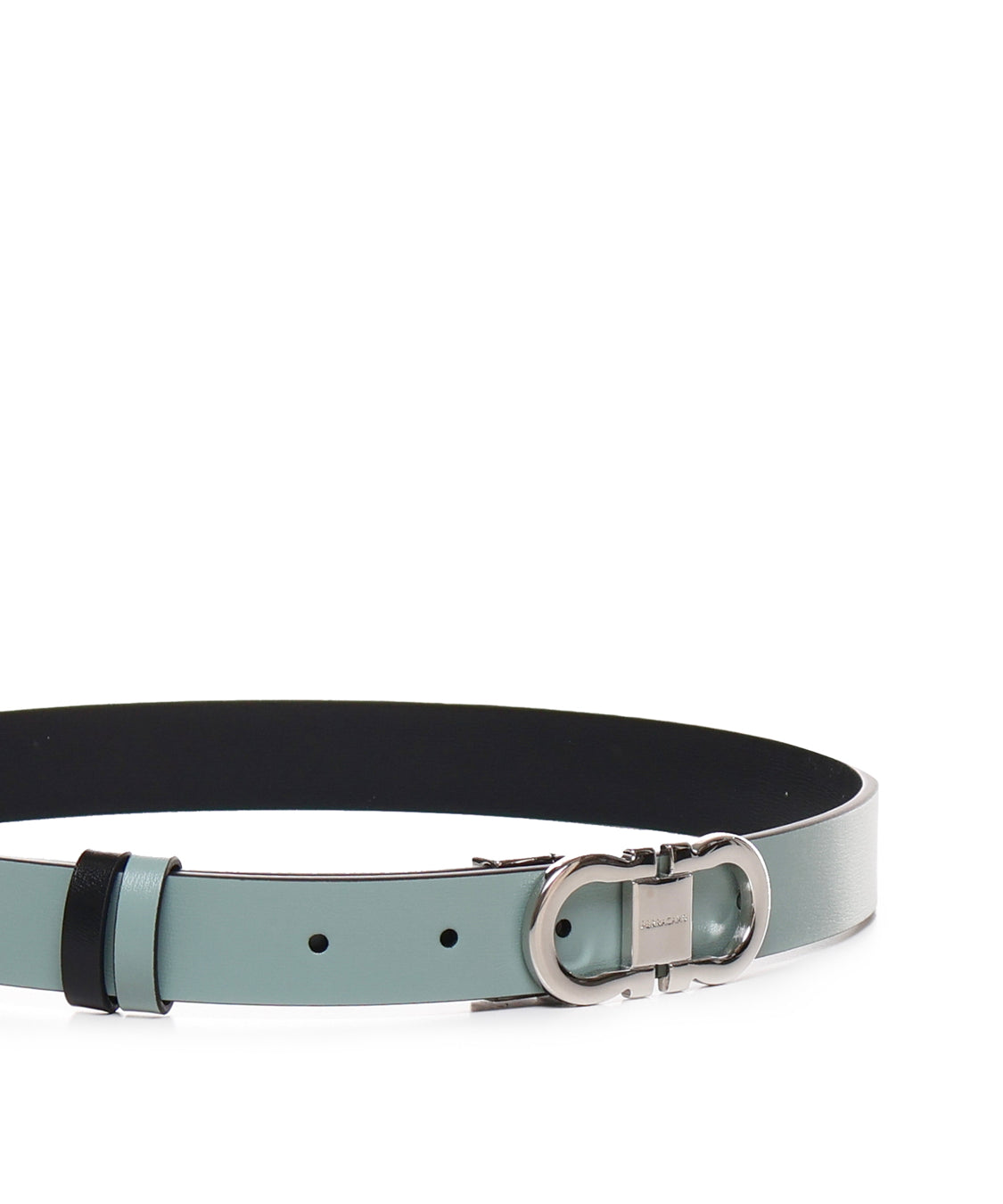 Cintura Gancini in pelle di vitello reversibile 230294 771066001 FERRAGAMO 