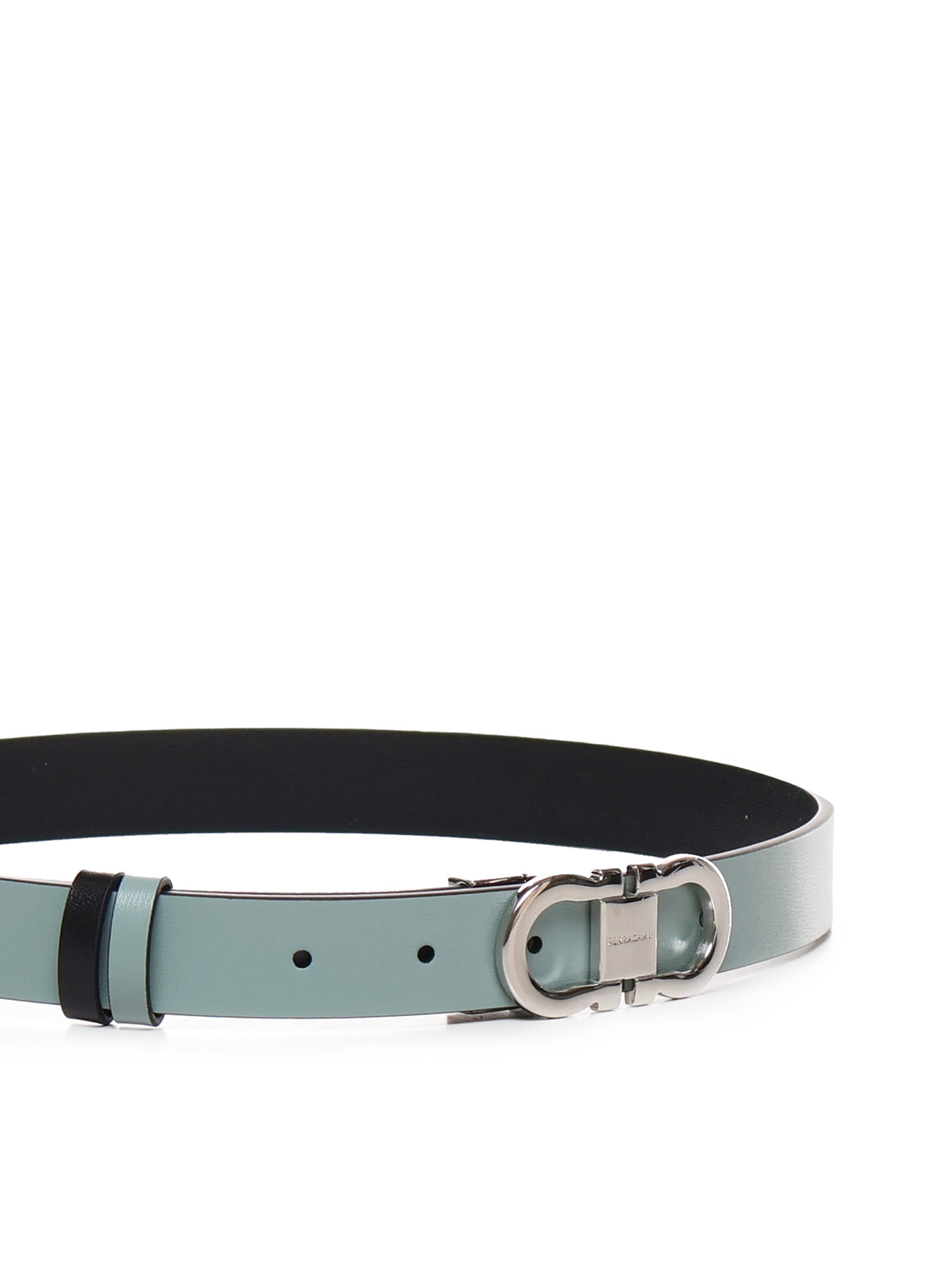 Cintura Gancini in pelle di vitello reversibile 230294 771066001 FERRAGAMO 