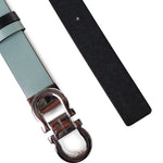 Cintura Gancini in pelle di vitello reversibile 230294 771066001 FERRAGAMO 
