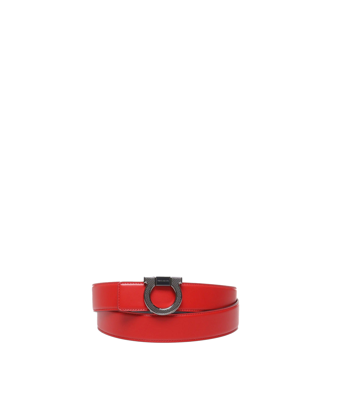 Cintura Gancini in pelle di vitello 670314 771632002 FERRAGAMO 