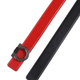 Cintura Gancini in pelle di vitello 670314 771632002 FERRAGAMO 
