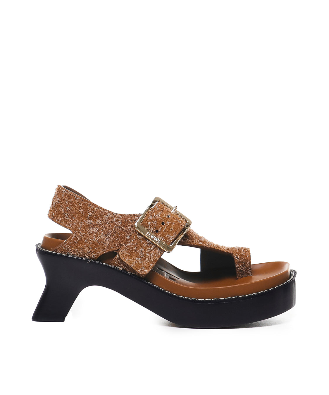 Sandalo in pelle scamosciata spazzolata L814465X92 LOEWE EASE2530 LOEWE 