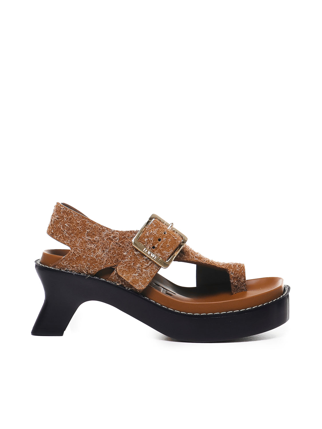 Sandalo in pelle scamosciata spazzolata L814465X92 LOEWE EASE2530 LOEWE 