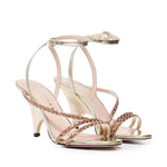Sandali con strass<BR/> ME1832 SPECCHIOORO MARC ELLIS 