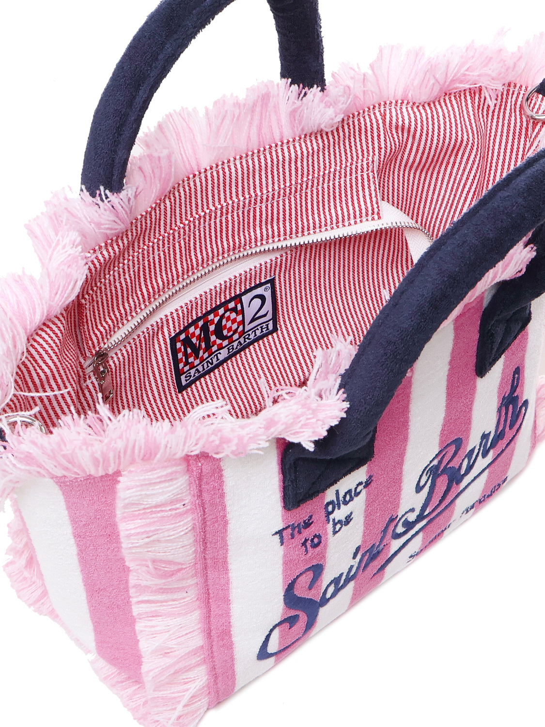 Borsa Colette con manici e tracolla COLETTE SPONGE -01384F MC2 SAINT BARTH 