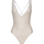 Costume intero con bretelline sottili incrociate MC22SP03 BR00TC14001 MISSONI 