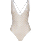 Costume intero con bretelline sottili incrociate MC22SP03 BR00TC14001 MISSONI 
