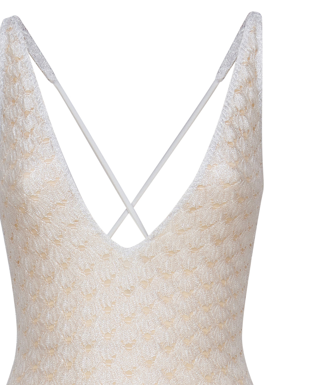 Costume intero con bretelline sottili incrociate MC22SP03 BR00TC14001 MISSONI 