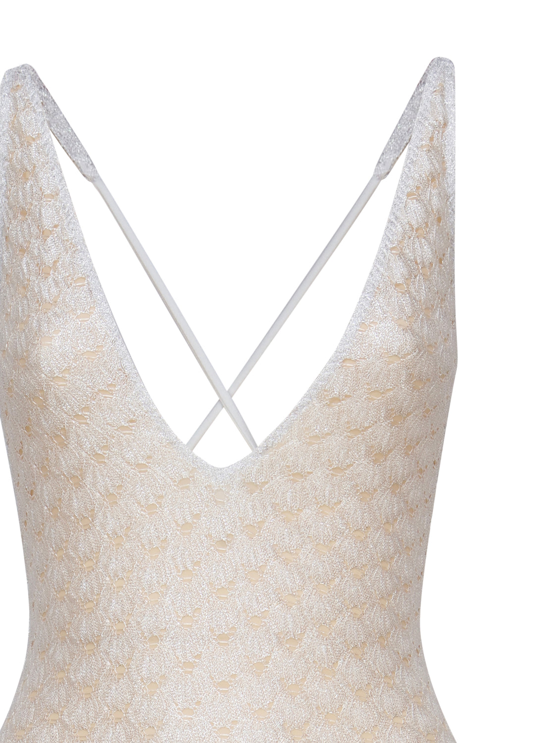 Costume intero con bretelline sottili incrociate MC22SP03 BR00TC14001 MISSONI 