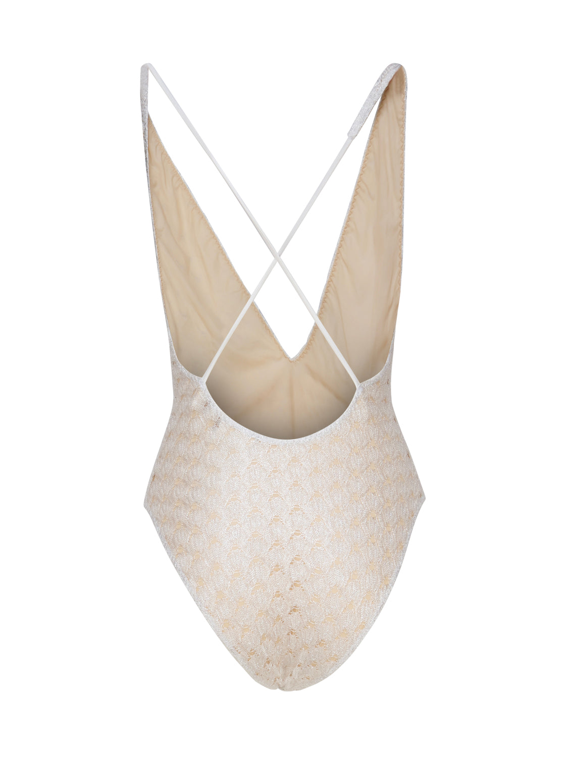Costume intero con bretelline sottili incrociate MC22SP03 BR00TC14001 MISSONI 