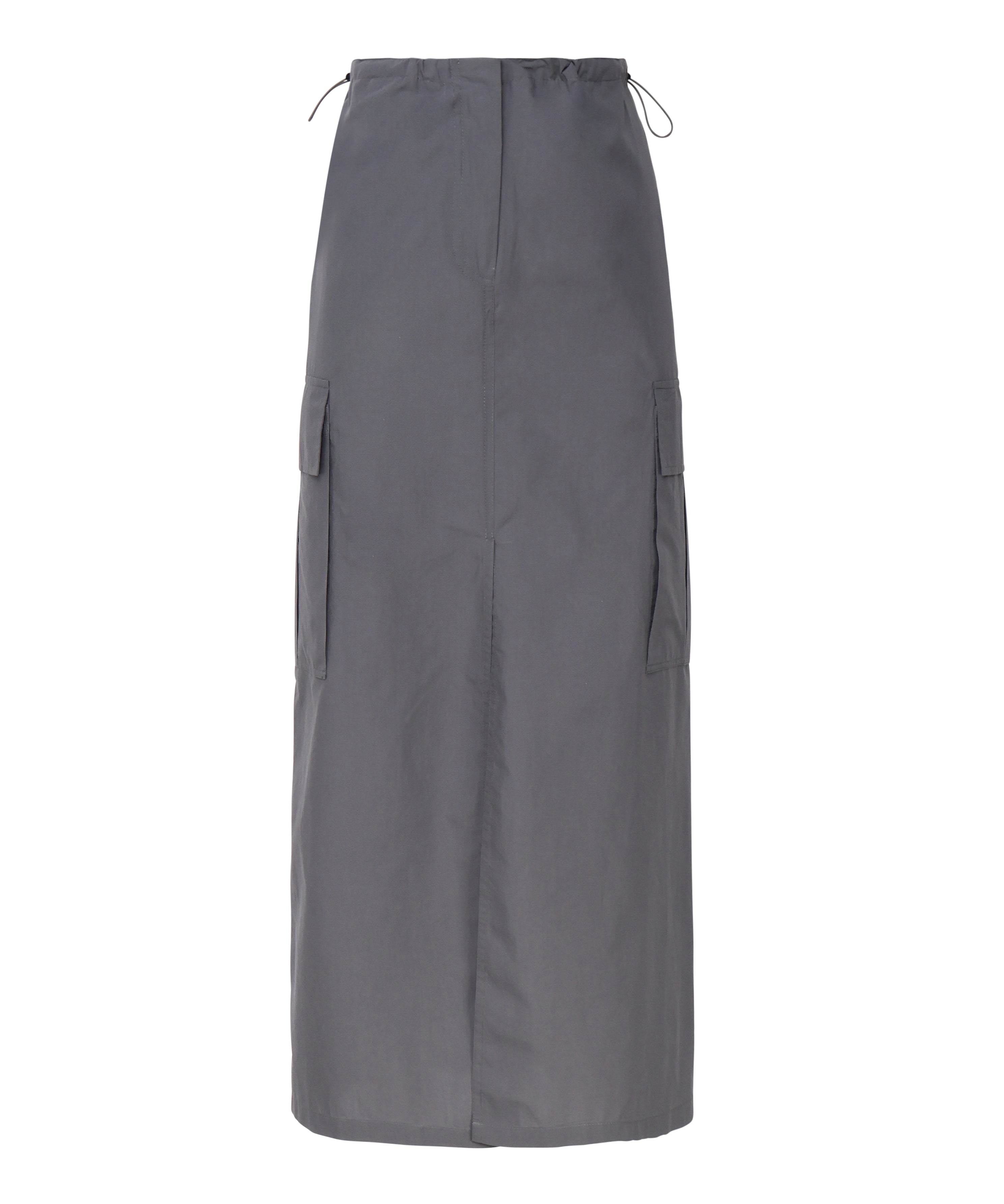 Gonna lunga cargo in cotone DN6105 -GRAFITE OTTOD'AME 