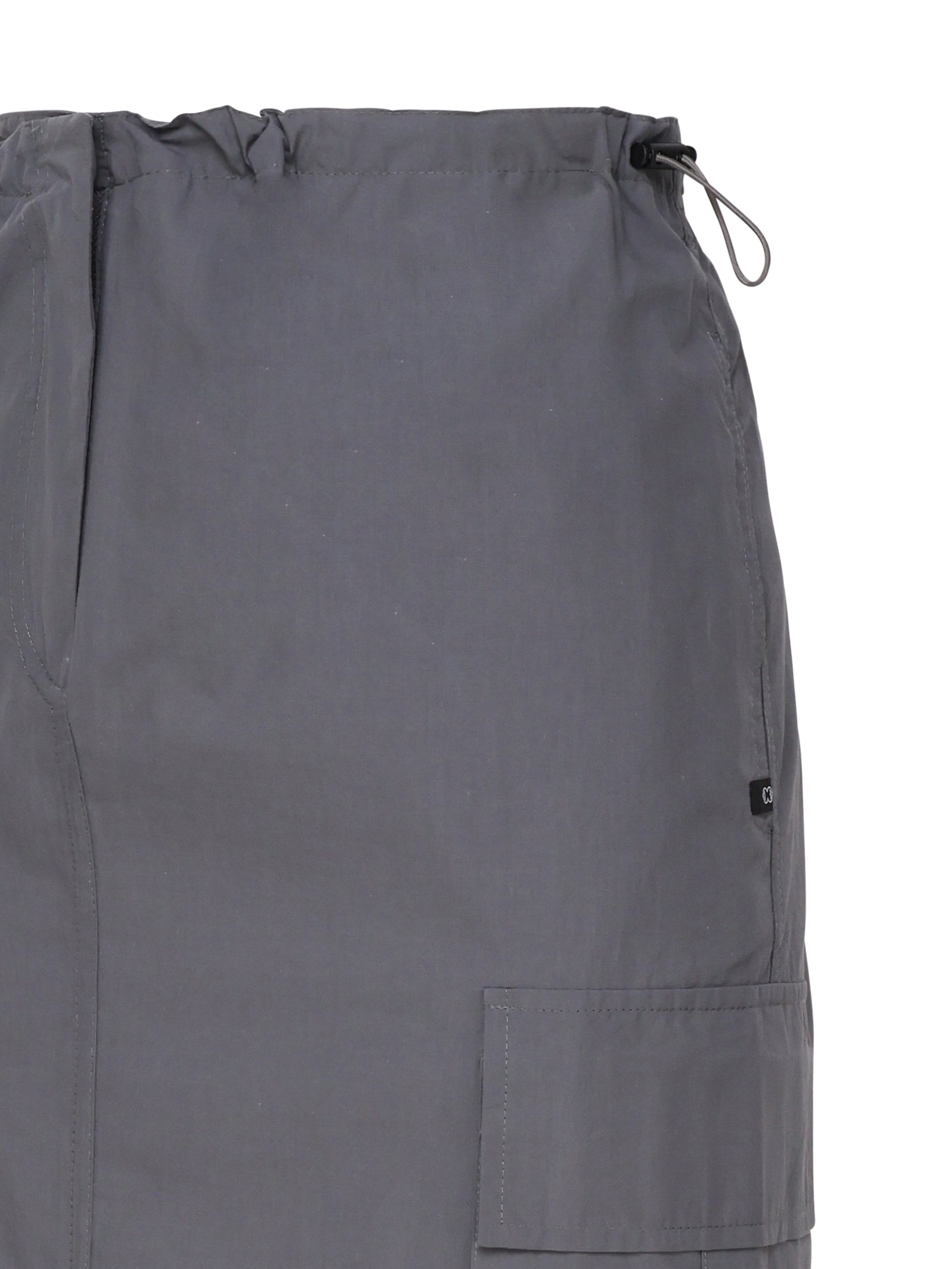 Gonna lunga cargo in cotone DN6105 -GRAFITE OTTOD'AME 
