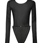 Body a schiena nuda 791344 Y37TE1000 SAINT LAURENT 
