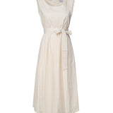 Abito con gonna a campana 3711 B 4002VANIGLIA SCARLETT G 