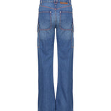 Jeans cargo retrò in denim di cotone 6D0246 3SPH584141 STELLA McCARTNEY 