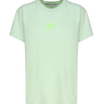 T-shirt in cotone con logo circolare 6J0273 3SPY533442 STELLA McCARTNEY 