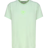 T-shirt in cotone con logo circolare 6J0273 3SPY533442 STELLA McCARTNEY 