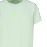 T-shirt in cotone con logo circolare 6J0273 3SPY533442 STELLA McCARTNEY 