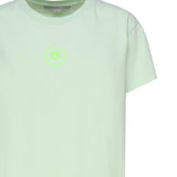 T-shirt in cotone con logo circolare 6J0273 3SPY533442 STELLA McCARTNEY 