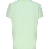 T-shirt in cotone con logo circolare 6J0273 3SPY533442 STELLA McCARTNEY 