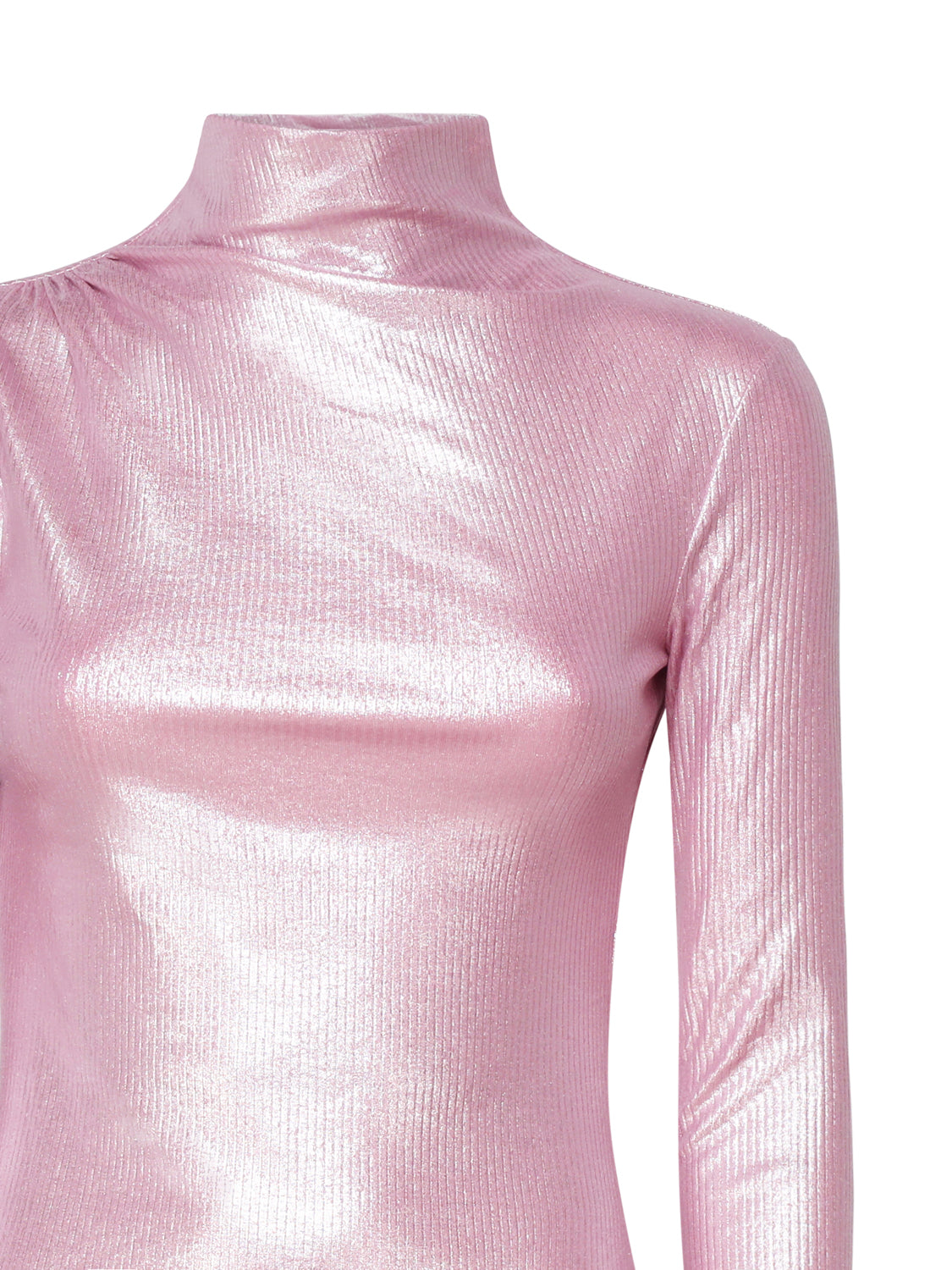 Abito collo alto con scollo T150162A TJV040PINK THE ANDAMANE 