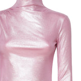 Abito collo alto con scollo T150162A TJV040PINK THE ANDAMANE 