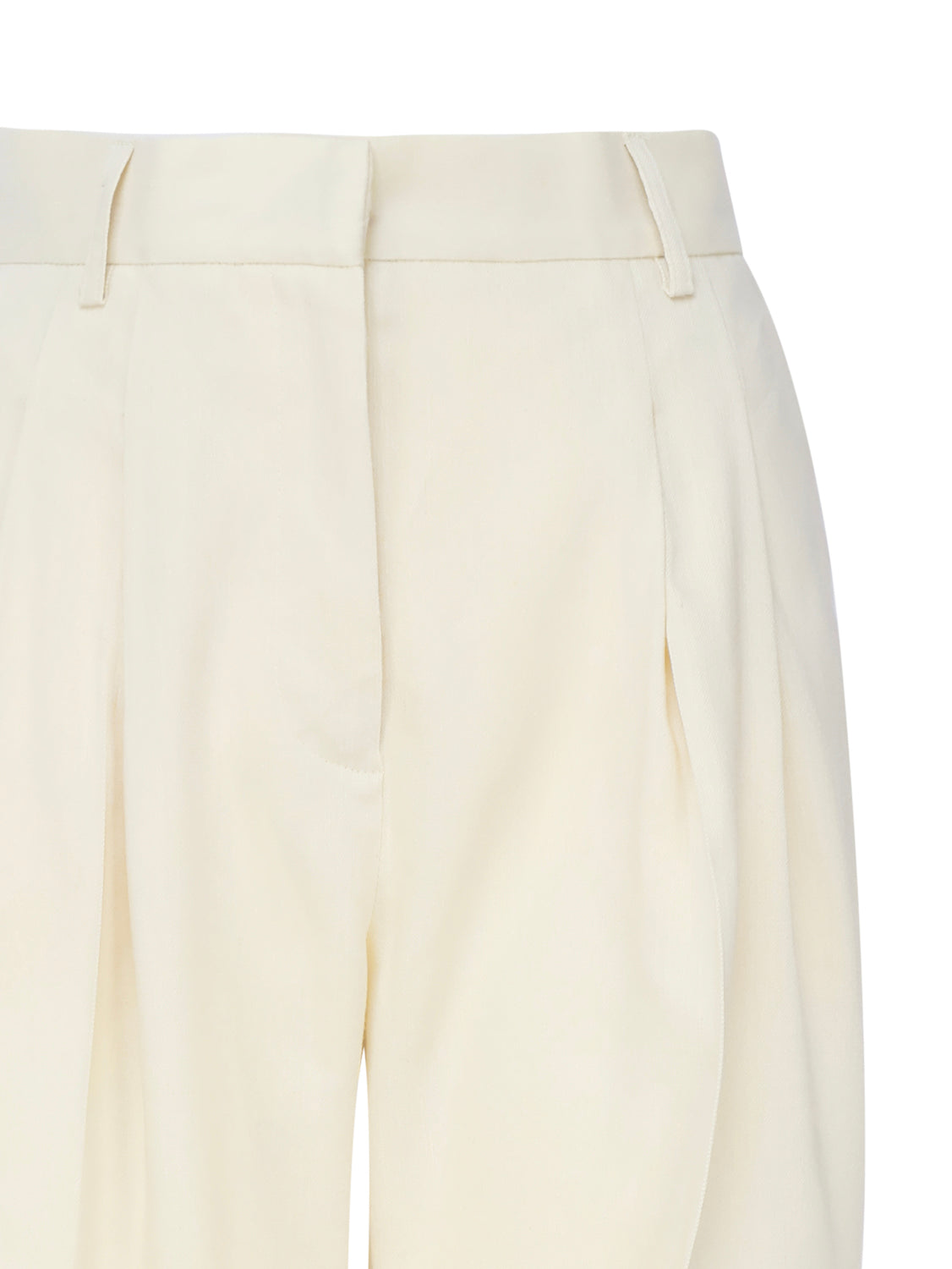 Pantaloni Nathalie in misto lino TM150407A TNL009PALE YELLOW THE ANDAMANE 