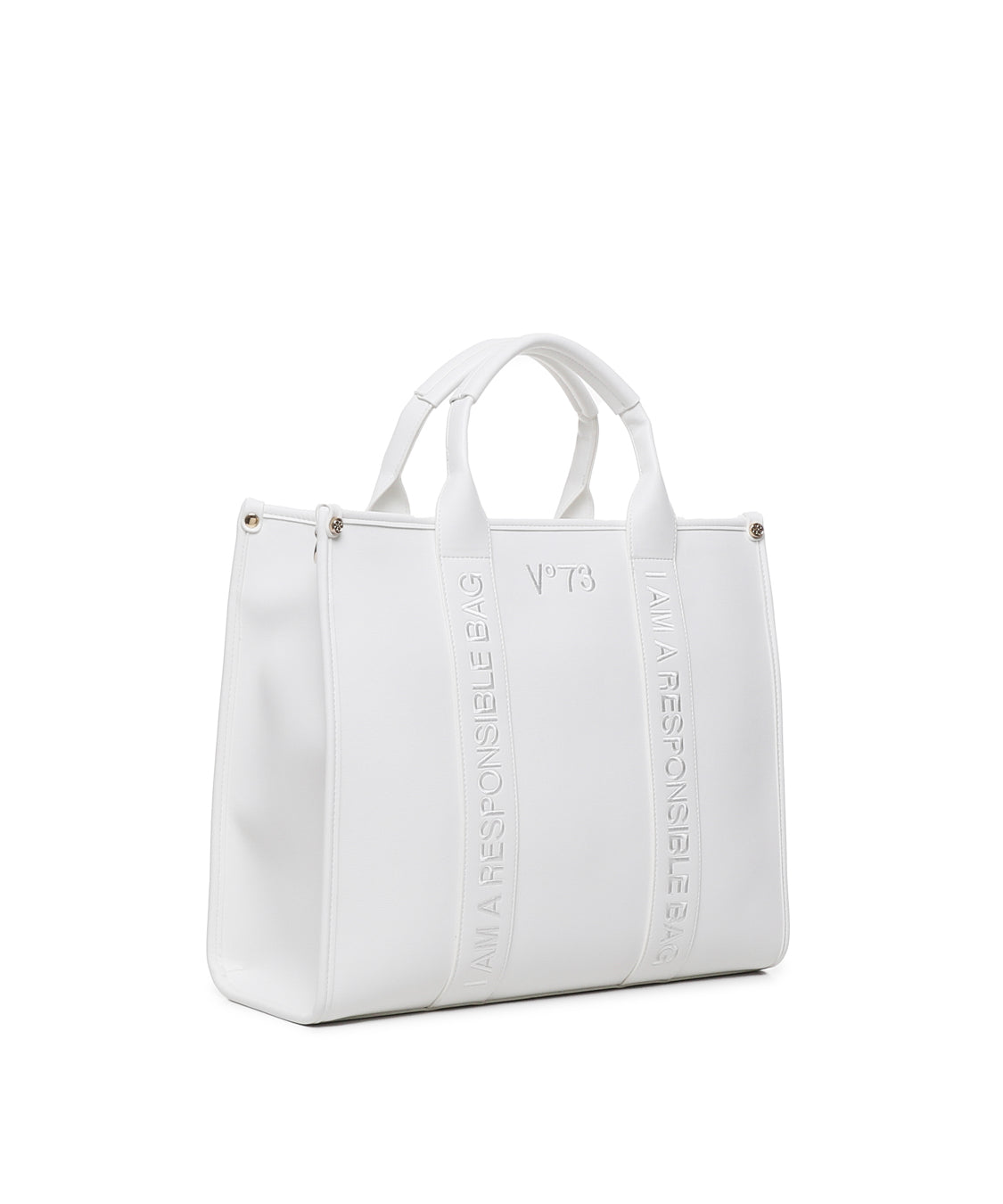 Borsa tote Echo 73 73BS7HD01 ECHO 73BIANCO V° 73 